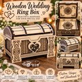 Wooden Wedding Ring Box